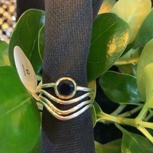 💎Quartz+ Sterling Silver with two tone ring❣️NWT